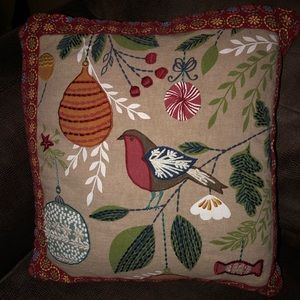 Pier 1 Christmas Pillow